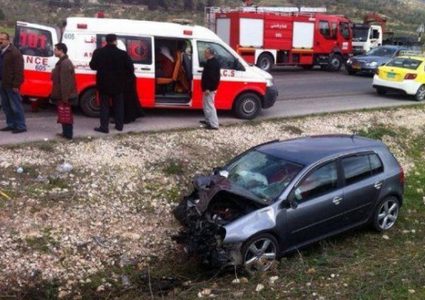 مصرع مواطن واصابتان في حادث سير ذاتي شرق طولكرم