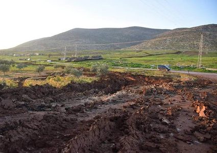 الاحتلال يدمر ويتلف محاصيل زراعية في منطقة النقب