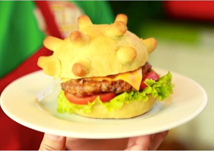 فيتنام.. مطعم وجبات سريعة يقدم "برغر كورونا" لنشر التفاؤل !