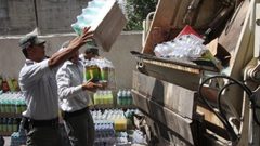اتلاف نصف طن سلع منتهية الصلاحية في أبو ديس