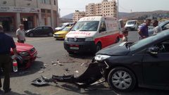 إصابتان بحادثي سير منفصلين في  قطاع غزة