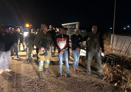 الاحتلال يعتقل 4 شبان بزعم محاولتهم التسلل لمستوطنة شمال جنين