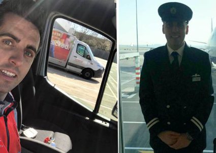 بريطانيا.. كورونا يحول قائد طائرات مدنية إلى عامل توصيل