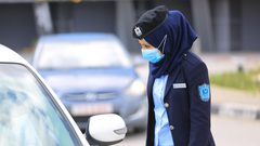 الشرطة النسائية تحث المواطنين على اجراءات الوقاية من فيروس كورونا