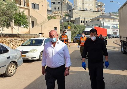 إقامة مركز فحص "فيروس كورونا" في دير الأسد