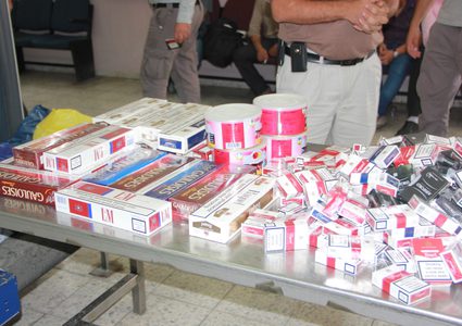 مصادرة كمية كبيرة من المعسل المهرب في سلفيت