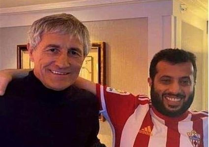 آل الشيخ يكشف كواليس مفاوضاته مع مدرب برشلونة لتدريب فريق مصري