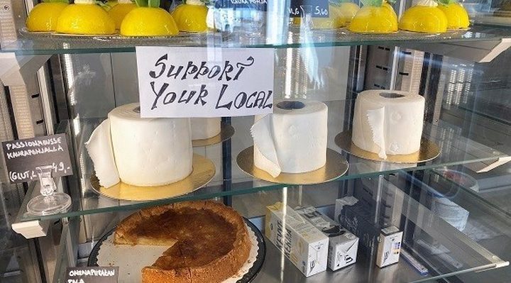 كعك ورق التواليت يدخل المتاحف لتوثيق احداث كورونا