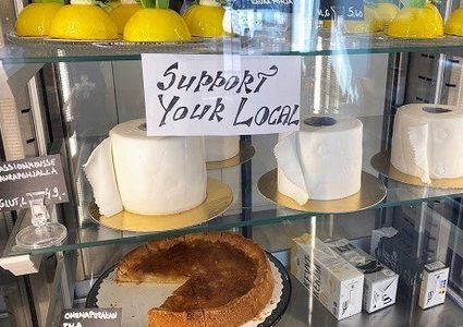 كعك ورق التواليت يدخل المتاحف لتوثيق احداث كورونا