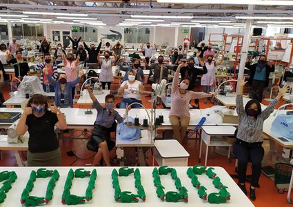 LACOSTE تنتج مئة ألف قناع واق من الكورونا