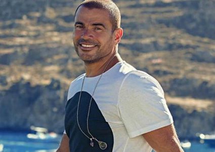 عمرو دياب يدعم دينا الشربيني