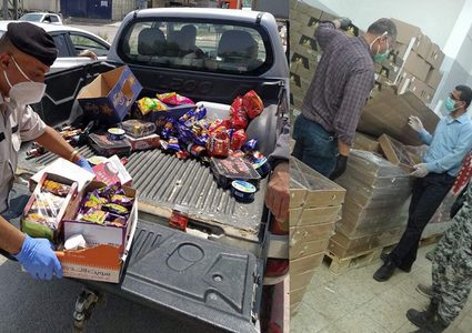 إتلاف كمية من المواد الغذائية منتهية الصلاحية بطولكرم