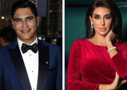 أحمد ابو هشيمة يهدي ياسمين صبري سوار هيفا وهبي في عقد قرانها