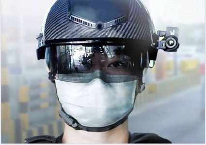 خوذات ذكية للكشف عن المصابين بفيروس كورونا في الامارات