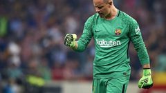 برشلونة يوقف المفاوضات مع شتيجن