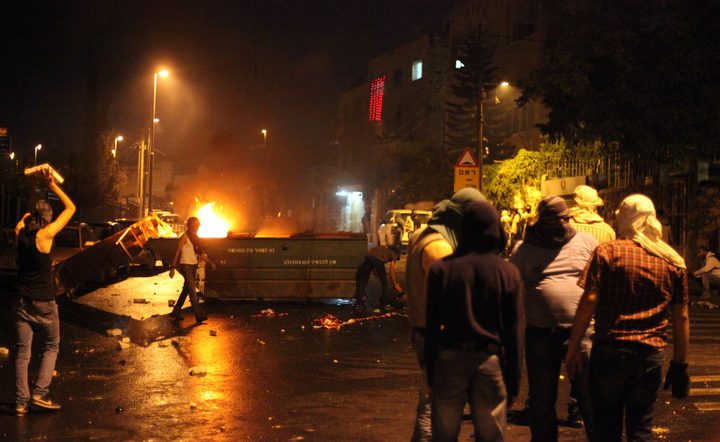 اندلاع مواجهات مع قوات الاحتلال في العيسوية