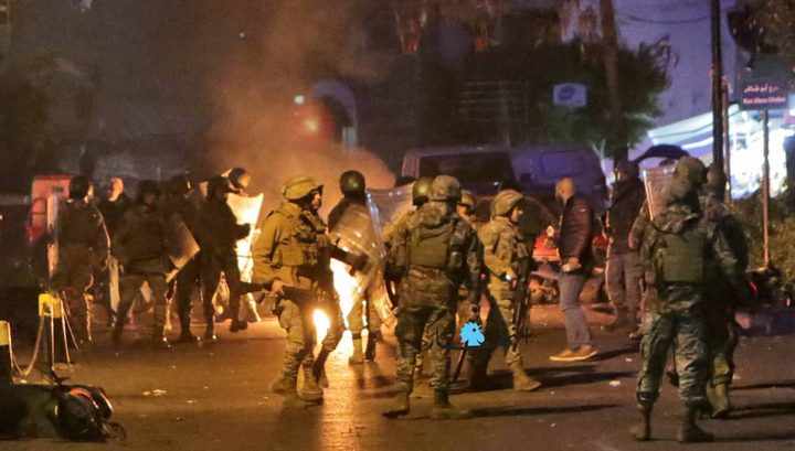عودة المواجهات بين الجيش والمحتجين في لبنان