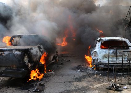 مصرع 40 مدنيا في تفجير ببلدة عفرين شمال سوريا