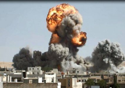 حريق يتسبب بانفجار لغم أرضي في عدرا بريف دمشق