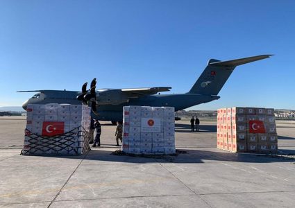 الخارجية :شحنة التبرعات الطبية التركية لشعبنا ستصل هذه الليلة