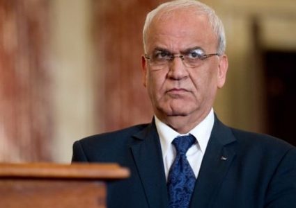 عريقات: ضم مناطق في الضفة يقضي على امكانية تحقيق سلام مستقبلاً