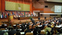 انطلاق أعمال قمة عدم الانحياز بحضور الرئيس محمود عباس