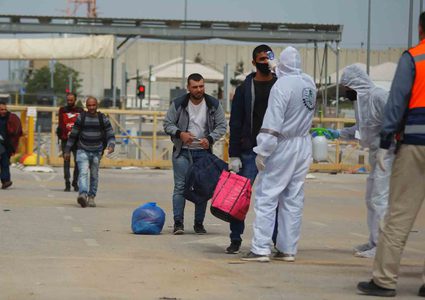 حوالي 40 الف عامل فلسطيني يمتنعون عن دخول اسرائيل