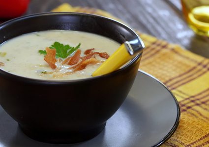 طريقة اعداد شوربة الفطر بالكريمة