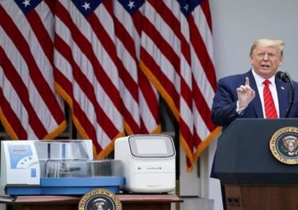 ترامب يهدد بقطع كافة العلاقات مع الصين بسبب جائحة كورونا