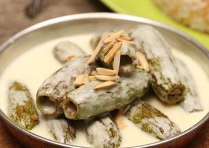 مخشي الكوسا باللبن