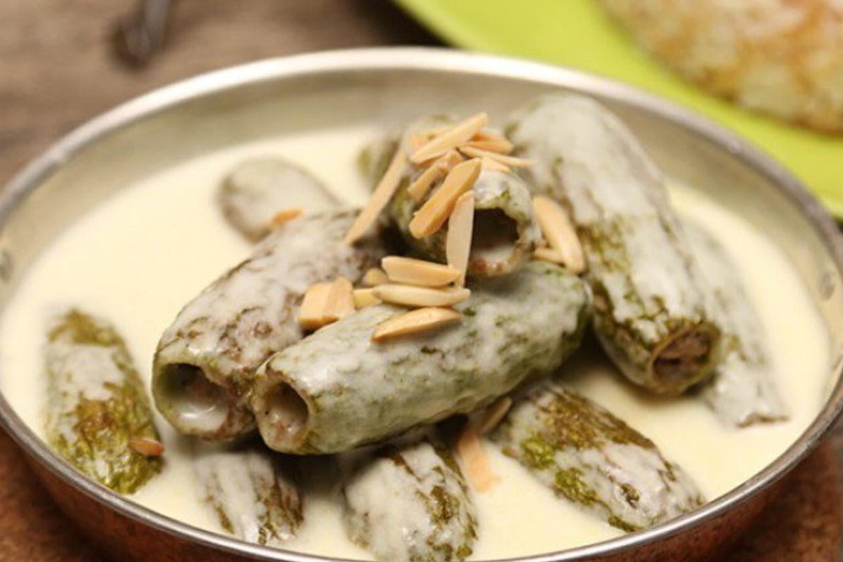 مخشي الكوسا باللبن