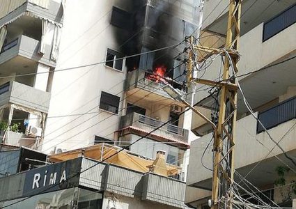 وفاة والد الفنانة اللبنانية جيسي عبده في حريق ضخم