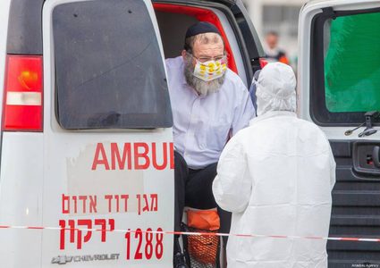 3 وفيات بكورونا واجمالي الاصابات 16643 في دولة الاحتلال