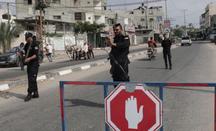 داخلية غزة  تعلن عن إجراءات احترازية خلال عيد الفطر