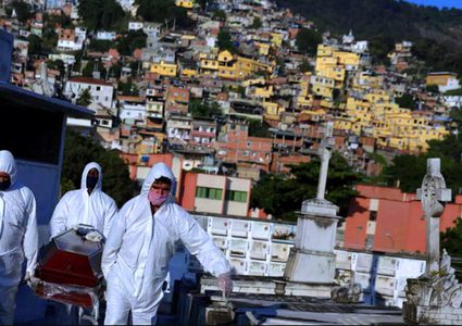 البرازيل تقفز إلى المركز الثاني في عدد الإصابات بكورونا