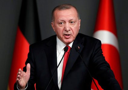 أردوغان: تركيا لن تقبل بمنح الاراضي الفلسطينية لأحد
