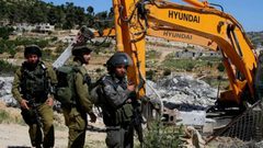 الاحتلال يهدم منشأتين سياحيتين في نابلس