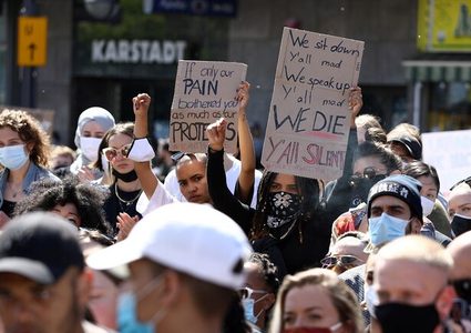 احتجاجات في لندن وبرلين على مقتل فلويد في أميركا