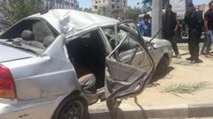 وفاة طفل واصابات بحادث سير وسط قطاع غزة