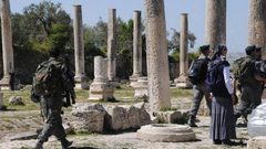 قوات الاحتلال تقتحم المنطقة الأثرية في سبسطية