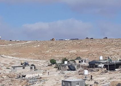 هدم منزل في مسافر يطا جنوب الخليل