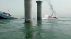 غرق سفينة إيرانية في المياه الإقليمية العراقية