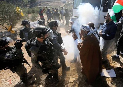 اصابات جراء قمع الاحتلال لمسيرات سلمية منددة بقرار الضم في الضفة