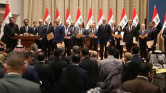 اكتمال تشكيل حكومة رئيس الوزراء العراقي مصطفى الكاظمي