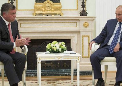 بوتين وملك الأردن يبحثان تطورات القضية الفلسطينية ومكافحة كورونا