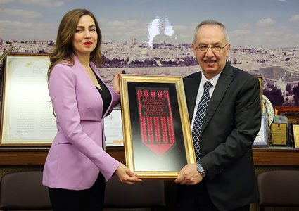 وفد من مؤسسة التعاون يزور جامعة النجاح الوطنية