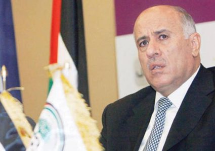 الرجوب: اجتماع لمركزية "فتح" بعد غد الجمعة لبحث مشاريع الضم