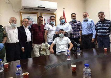 تكريم 8 أسرى محررين من محافظة جنين