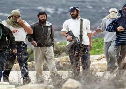 مستوطنون يقتحمون قرية ظهر المالح  شمال يعبد