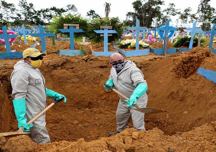 البرازيل: 155 إصابة جديدة بكورونا والحصيلة تتخطى المليون